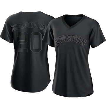 Women's Cesar Geronimo Houston Astros Authentic Gray Road 2020 Jersey