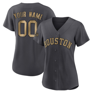 Custom Black and Gold Astros Peña Jersey Women's Small for Sale in Houston,  TX - OfferUp