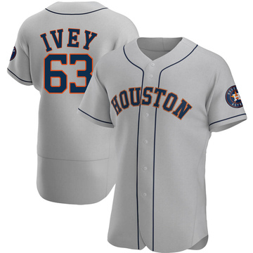 Men's Tyler Ivey Houston Astros Replica Black Golden Alternate Jersey