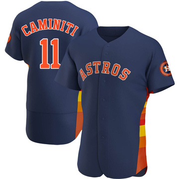 Men's Ken Caminiti Houston Astros Replica White Home Cooperstown