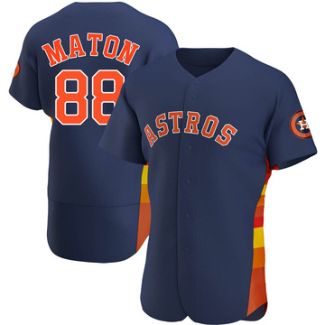 Youth Phil Maton Houston Astros Replica White Home Cooperstown Collection  Jersey